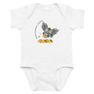 Montgomery Parks Otus and Fall Leaves - Infant bodysuit