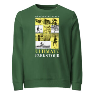 Montgomery Parks' Ultimate Parks Tour - Unisex organic sweatshirt